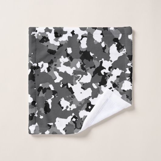Assortierte Camouflage Badhandtuch Set (Waschlappen)