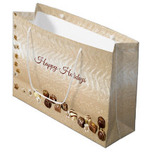 Assortierte Schokoladen mit Blumen Geschenktüte