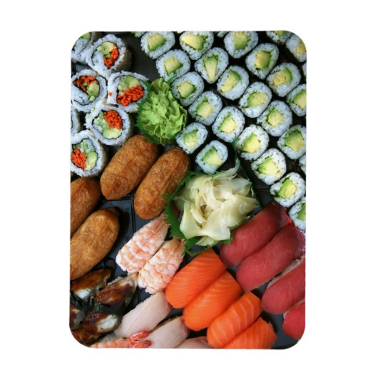 Assortment of Japanese Sushi Magnet (Vertikal)