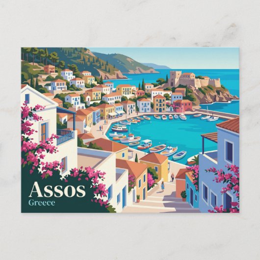 Assos Griechenland Postkarte (Vorderseite)
