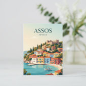 Assos Griechenland Postkarte (Stehend Vorderseite)