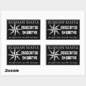 ASSOZIIERT RECHTECKIGER AUFKLEBER (Blatt)