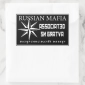 ASSOZIIERT RECHTECKIGER AUFKLEBER (Tasche)