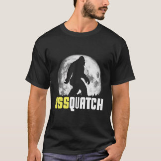 Assquatch Big Hintern Bigfoot Night T-Shirt