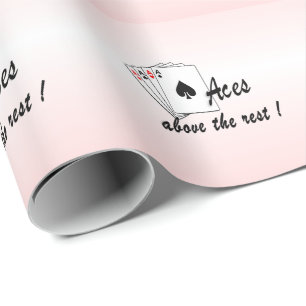 Assse über den Rest Rot Geschenkpapier
