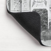 Assuan Ägypten, dekoriertes Haus Mousepad (Ecke)