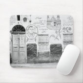 Assuan Ägypten, dekoriertes Haus Mousepad (Mit Mouse)