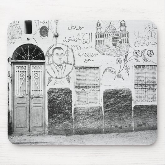 Assuan Ägypten, dekoriertes Haus Mousepad (Vorne)