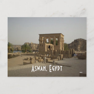 Assuan, Ägypten Postkarte