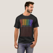 Assume Nothing Barcode Gay Pride Flag Coming Out I T-Shirt (Vorne ganz)