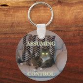 Assuming Control cat keychain Schlüsselanhänger (Vorderseite)