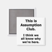 Assumption Club Magnet (Vorderseite/Rückseite)