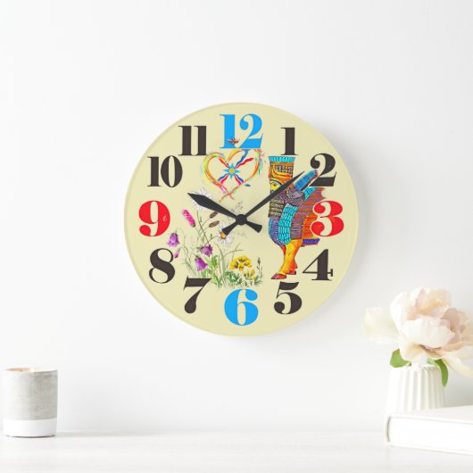 Assyria Acrylic Wall Clock Große Wanduhr (Zuhause)