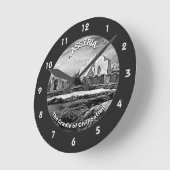 ASSYRIA Acrylwand Runde Wanduhr (Winkel)