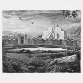 ASSYRIA Fleece Blanket (Vorderseite (Horizontal))