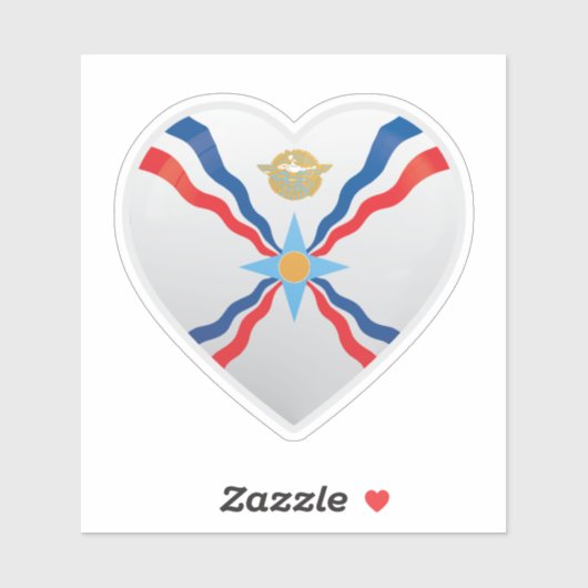 Assyria Liebe Icon Sticker (Blatt)
