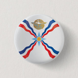 Assyria Round-Icon-Flagge Button