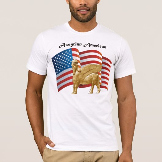 assyrian Amerikaner T-Shirt (Vorderseite)