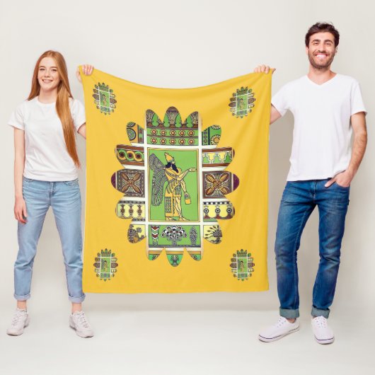 Assyrian Anunnaki Fleece Blanket (Beispiel)