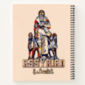 Assyrian Custom 8.5" x 11" Spiral Notebook Notizblock (Rückseite)