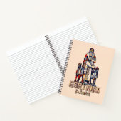 Assyrian Custom 8.5" x 11" Spiral Notebook Notizblock (Innenseite)