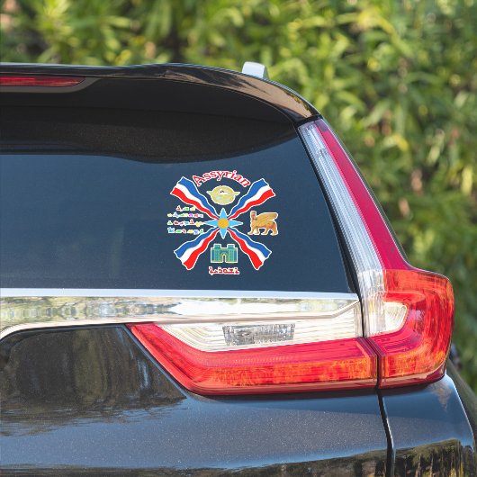 ASSYRIAN Custom-Cut Vinyl Sticker (Auto Seite)