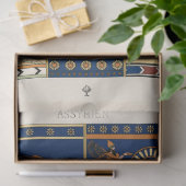 Assyrian Deity Apkallu, Winged Genius, Sun & Lion Seidenpapier (Geschenk)