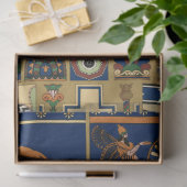 Assyrian Deity Apkallu, Winged Genius, Sun & Lion Seidenpapier (Geschenk)