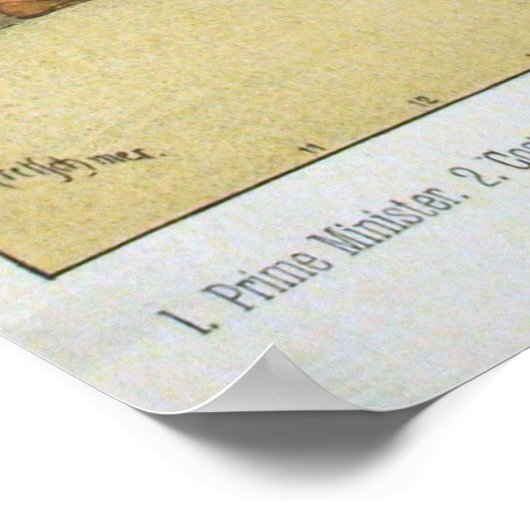 Assyrian Fashion Poster (Ecke)