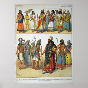 Assyrian Fashion Poster