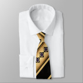 Assyrian Flag Neck Tie Krawatte (Gebunden)
