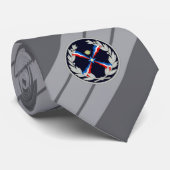 Assyrian Flag Neck Tie Krawatte (Gerollt)