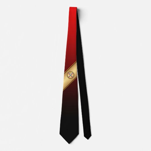 Assyrian Flag Neck Tie Krawatte (Vorderseite)