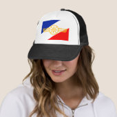 Assyrian Flagge, Chaldean Flagge, Syriac Flagge Truckerkappe (Beispiel)