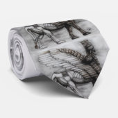 Assyrian Flügel Stier Krawatte (Gerollt)