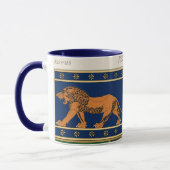 Assyrian Gold Lion, Sun & Ancient Angels Artistic Tasse (Links)