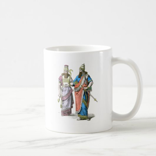Assyrian hoher Priester und König Kaffeetasse (Rechts)
