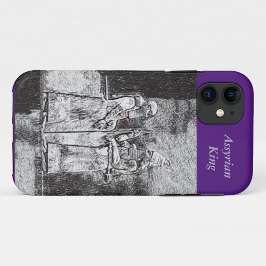 Assyrian King iPhone / iPad Fall Case-Mate iPhone Hülle (Rückseite (Horizontal))