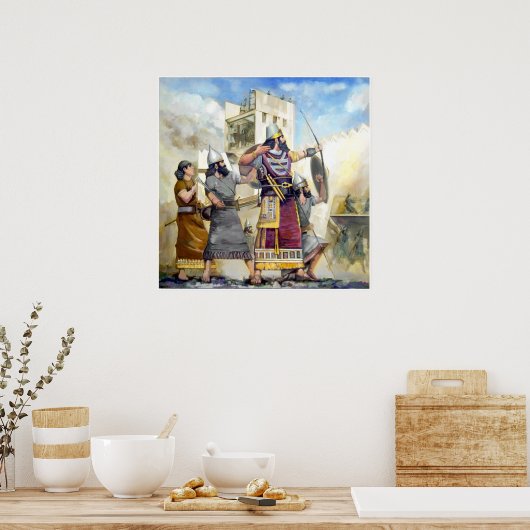 Assyrian King Poster (Küche)