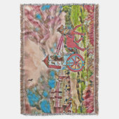 Assyrian King Throw Blanket Decke (Vorderseite Vertikal)