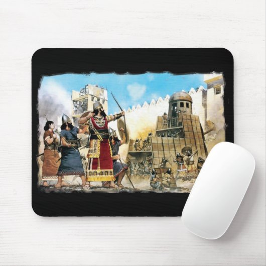 Assyrian König Mousepad (Mit Mouse)