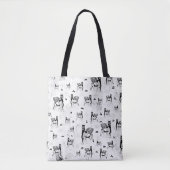 Assyrian Lamassu & Alphabet Tote Bag Tasche (Vorderseite)