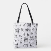 Assyrian Lamassu & Alphabet Tote Bag Tasche (Rückseite)