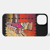 Assyrian Lamassu iPhone 13 Slim Fit Case, Glossy iPhone Hülle (Rückseite (Horizontal))