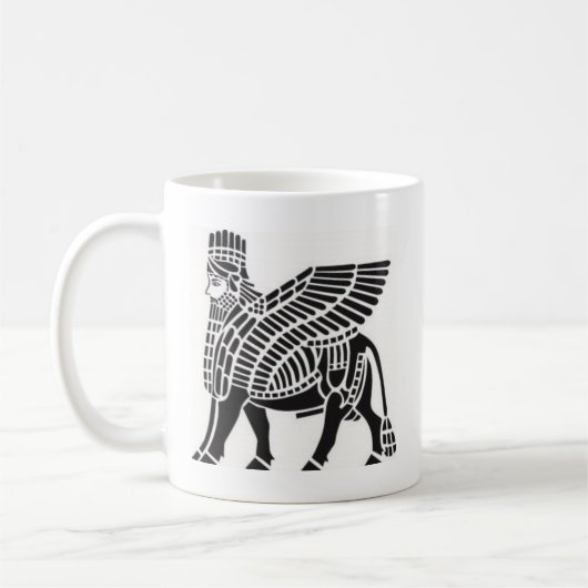 Assyrian Lamassu Kaffeetasse (Links)