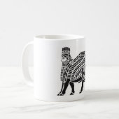 Assyrian Lamassu Kaffeetasse (Vorderseite Links)