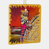 Assyrian Lamassu Keramik Square Keramikornament (Rechts)