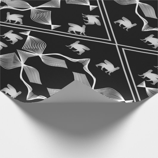 Assyrian Lamassu Wrapping Paper Geschenkpapier (Ecke)