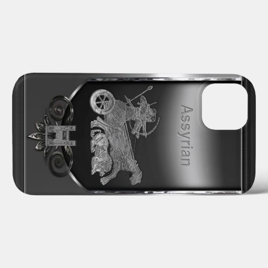 Assyrian Lion Hunter iPhone / iPad Fall Case-Mate iPhone Hülle (Rückseite (Horizontal))