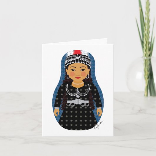 Assyrian Matryoshka-Karte Karte (Vorderseite)